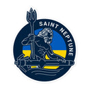 Saint Neptune Protector of the Seas - Sticker - Saint Javelin