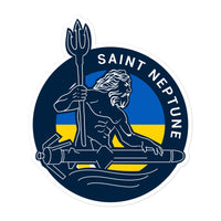 Saint Neptune Protector of the Seas - Sticker - Saint Javelin