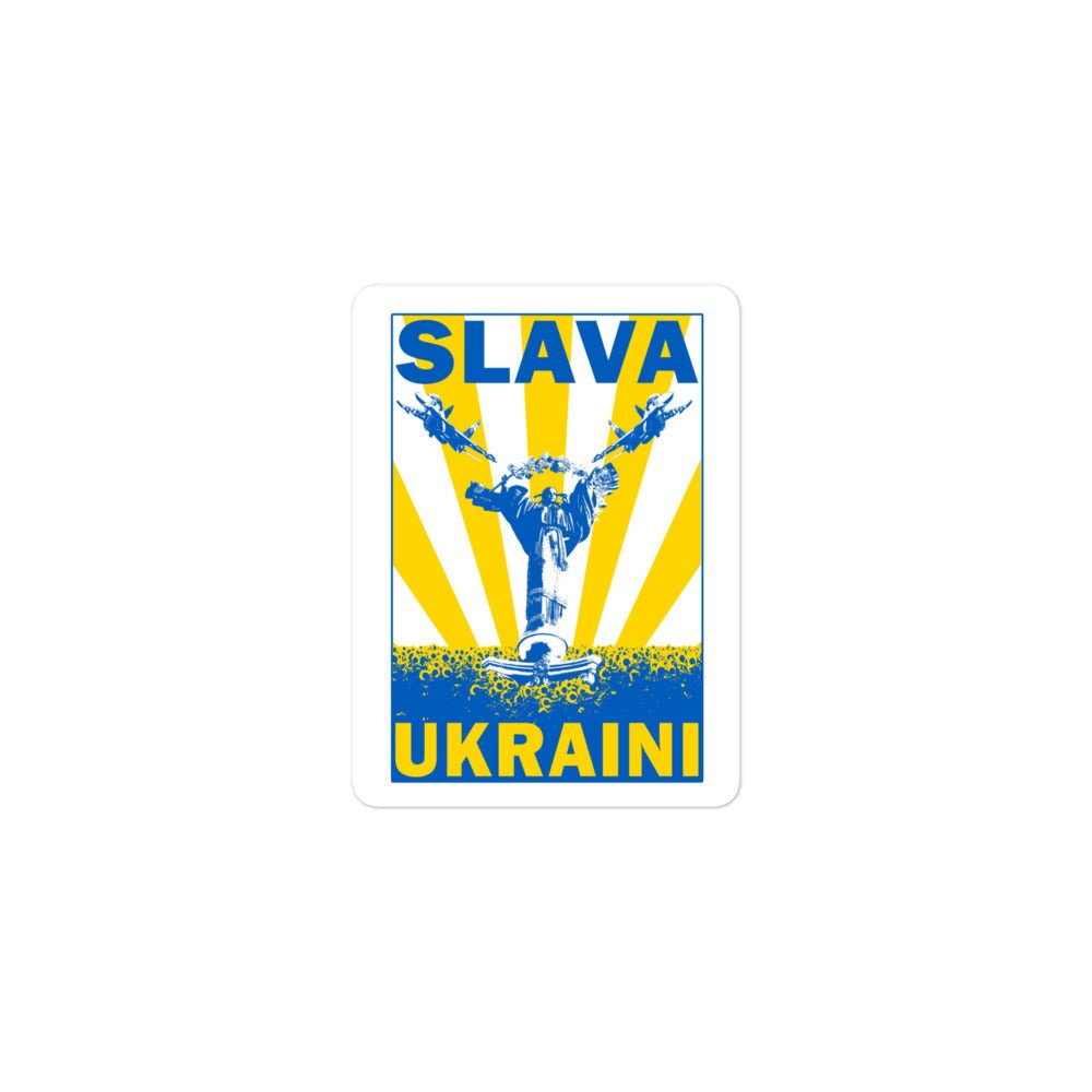 Slava Ukraini MiGs over Kyiv - Sticker - Saint Javelin