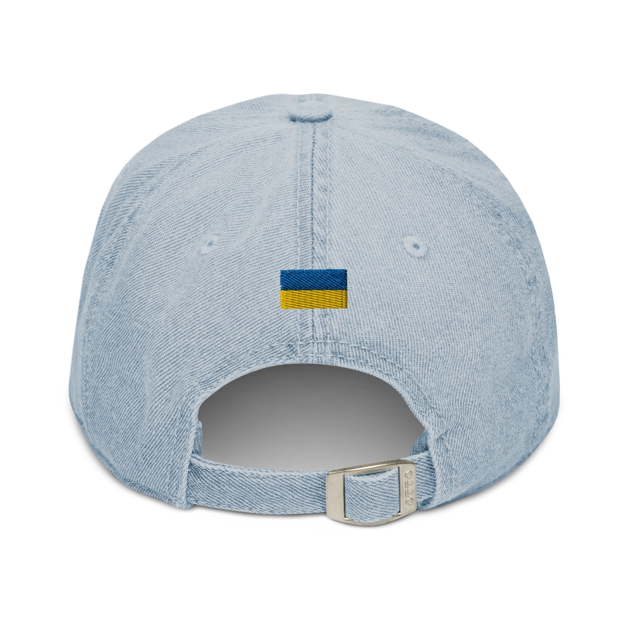 Slava Ukraini x Ukrainian Flag - Denim Dad Hat - Saint Javelin
