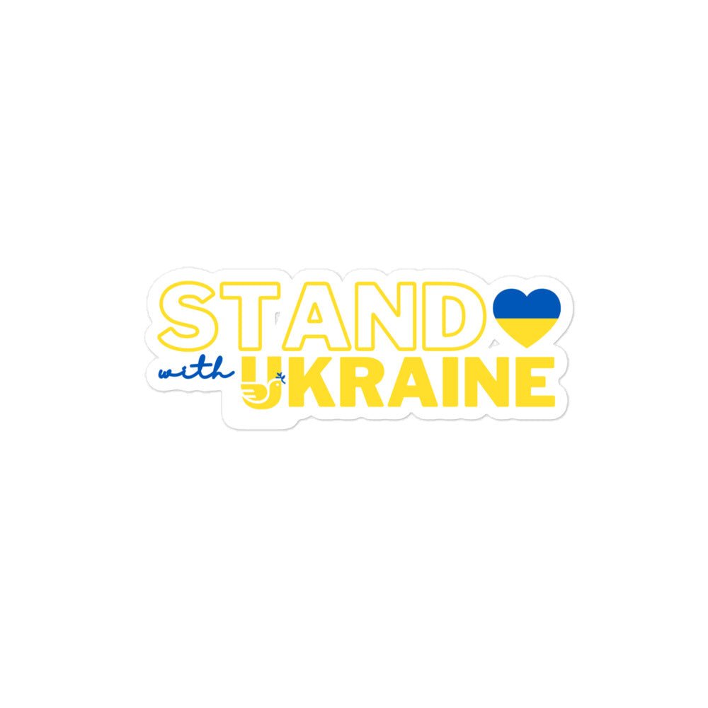 Stand With Ukraine - Sticker