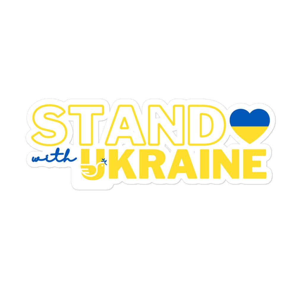Stand With Ukraine - Sticker