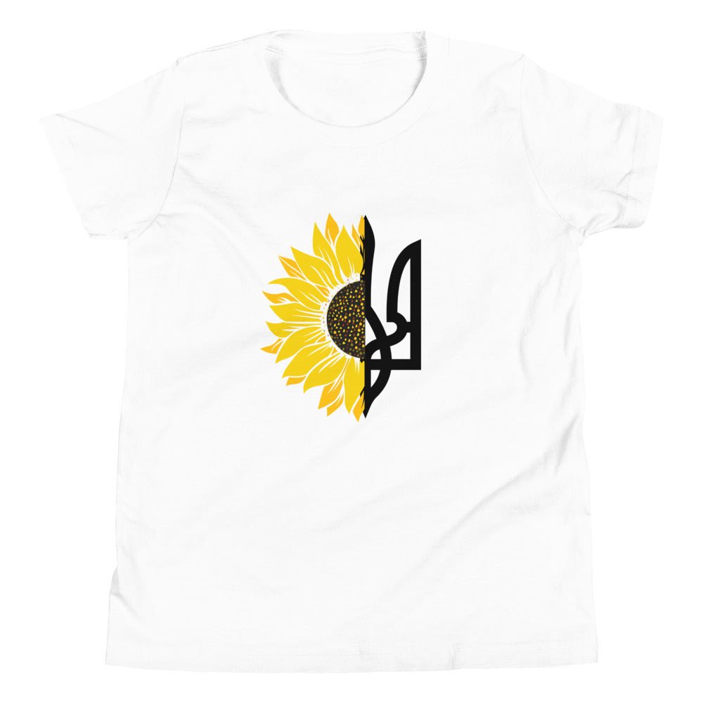 Sunflower and Tryzub - Youth Unisex TShirt - Saint Javelin