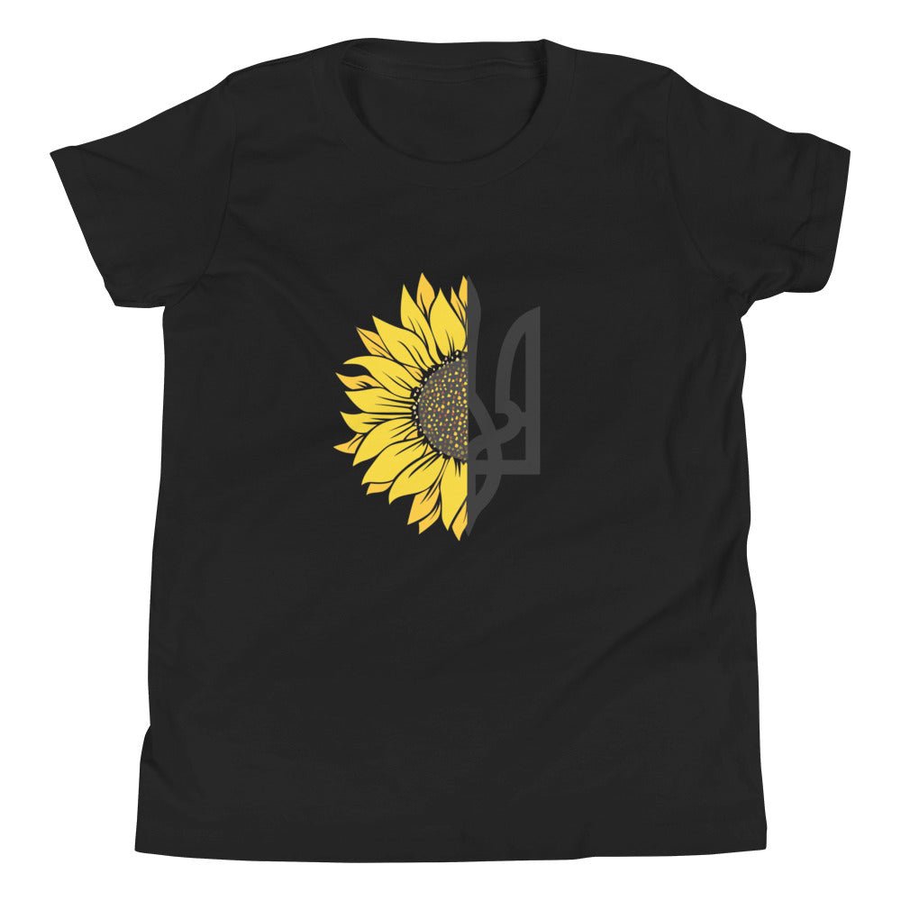 Sunflower and Tryzub - Youth Unisex TShirt - Saint Javelin