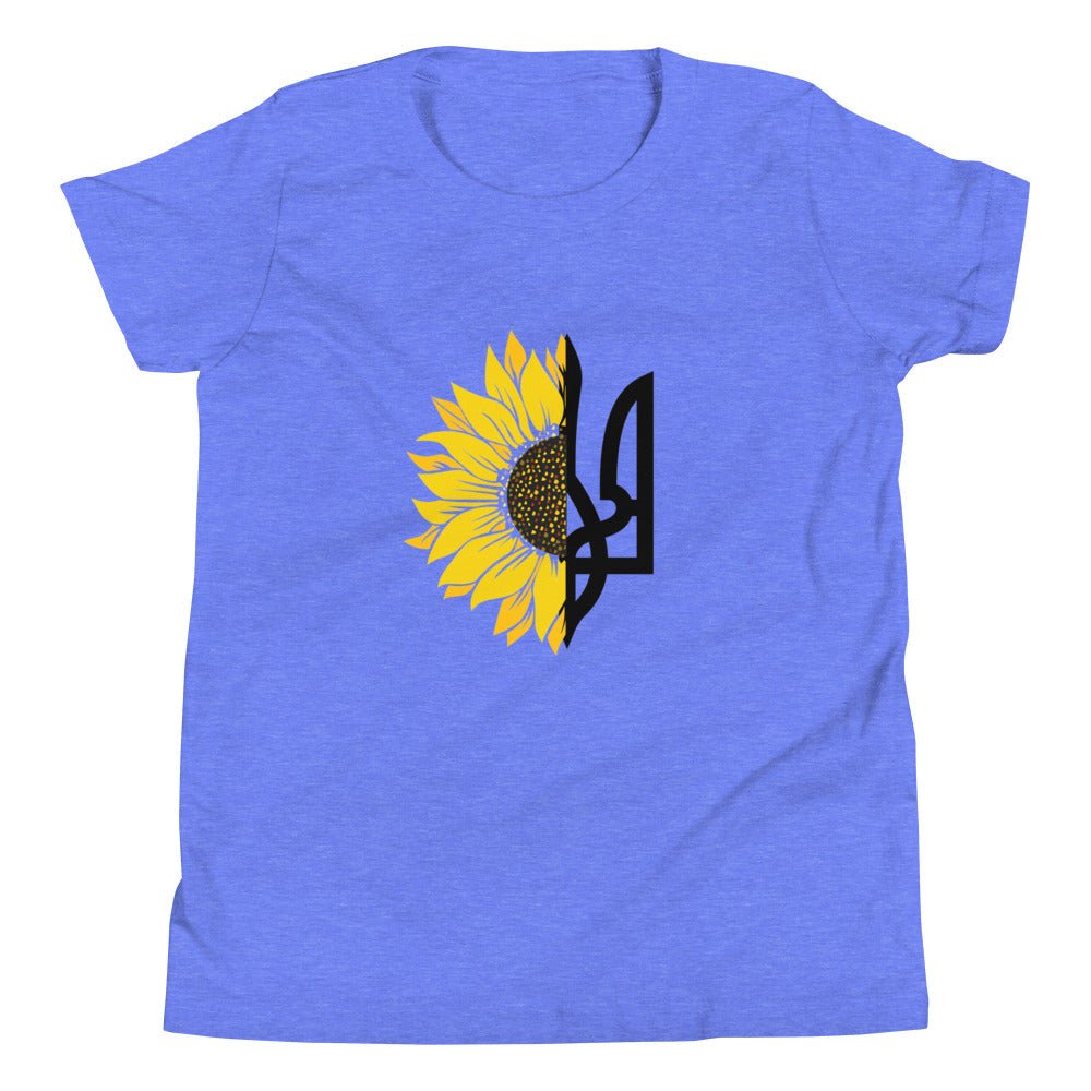 Sunflower and Tryzub - Youth Unisex TShirt - Saint Javelin