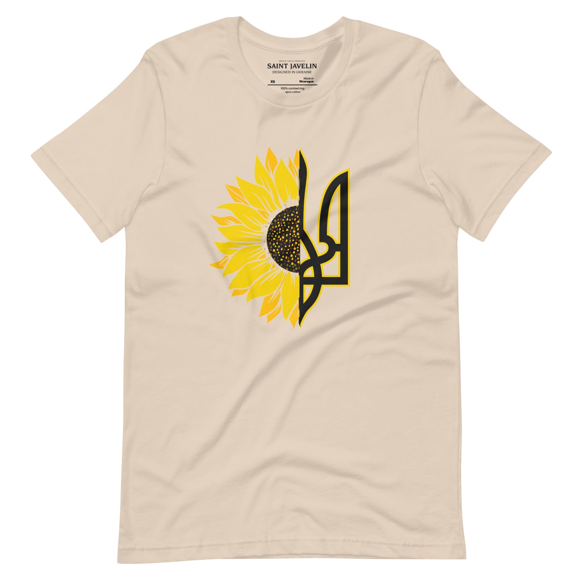 Sunflower + Tryzub - Adult TShirt - Saint Javelin