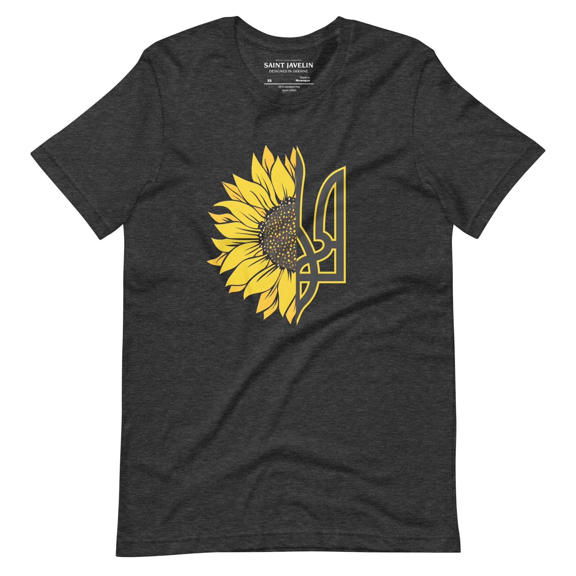 Sunflower + Tryzub - Adult TShirt - Saint Javelin