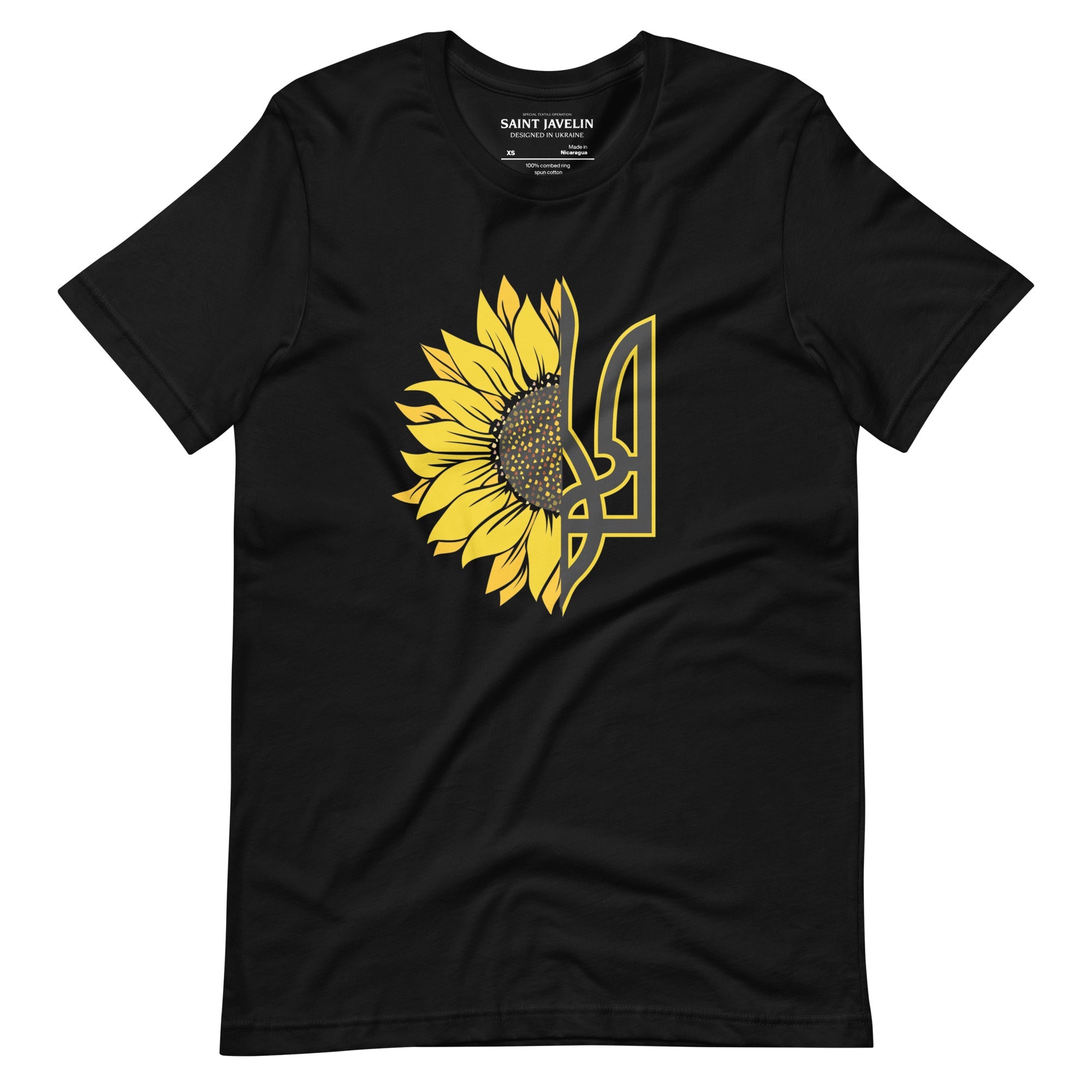 Sunflower + Tryzub - Adult TShirt - Saint Javelin