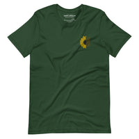 Sunflower + Tryzub - Embroidered Adult TShirt - Saint Javelin