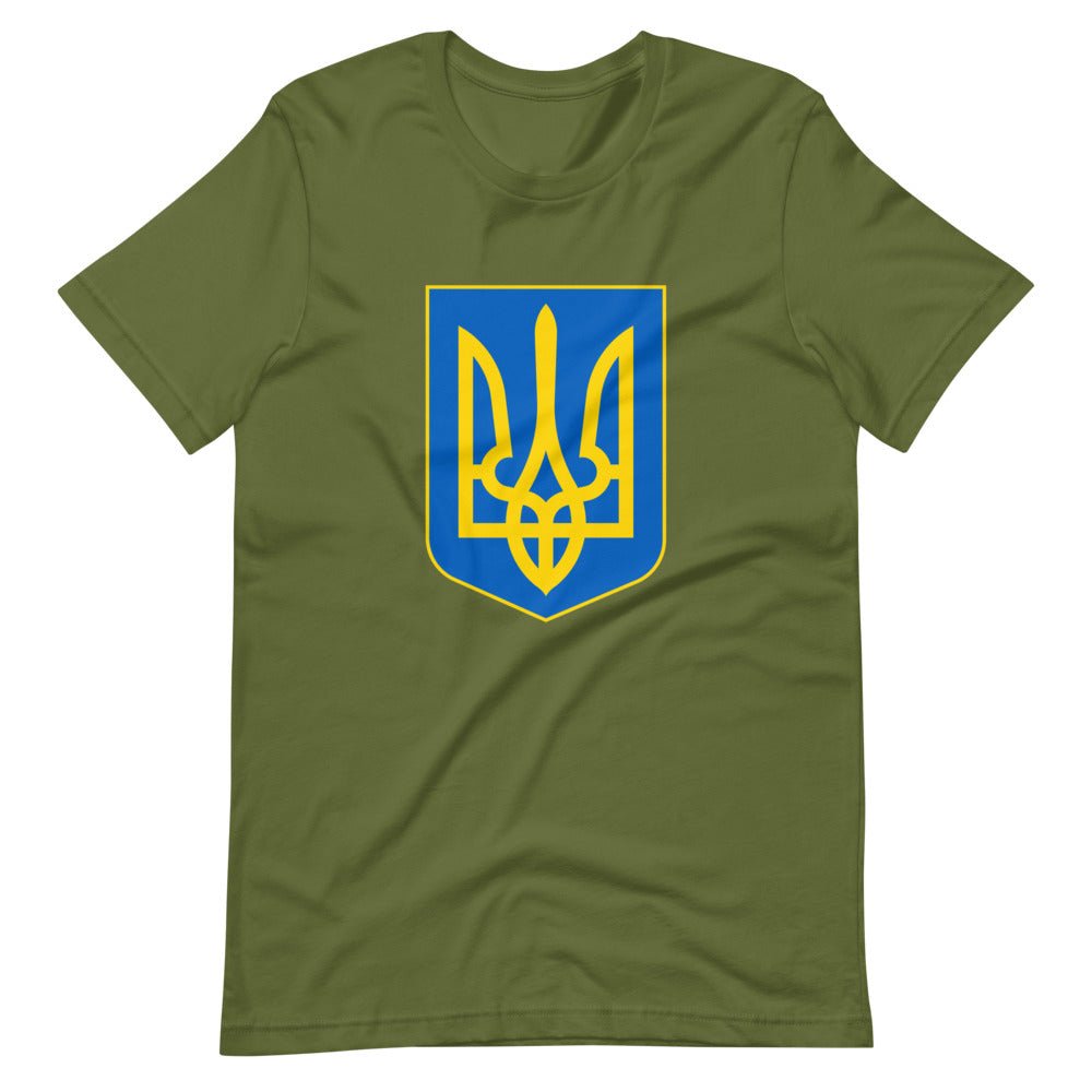 Tryzub Coat of Arms - Adult TShirt - Saint Javelin