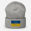 Tryzub on Ukrainian Flag - Adult Hat - Saint Javelin