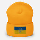 Tryzub on Ukrainian Flag - Adult Hat - Saint Javelin
