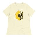 Tryzub + Sunflower - Adult Women's TShirt - Saint Javelin