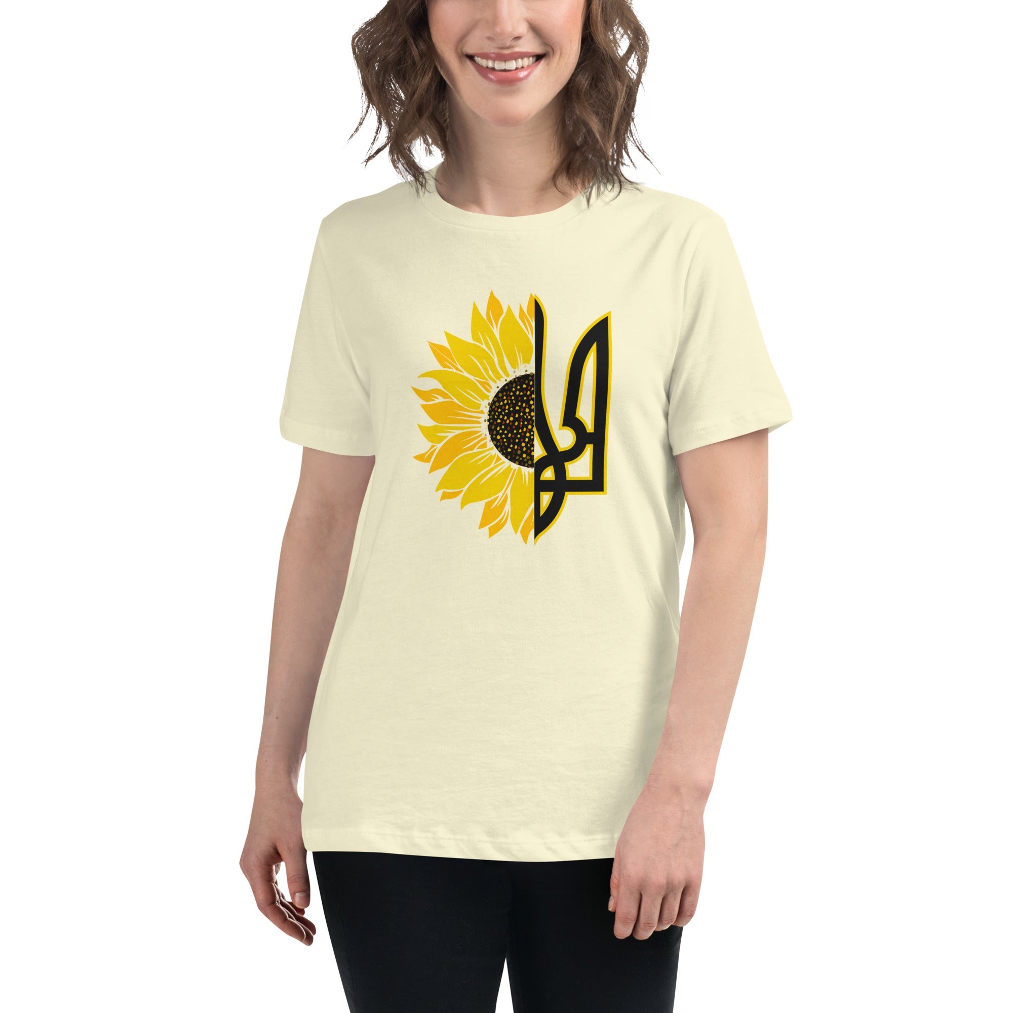 Tryzub + Sunflower - Adult Women's TShirt - Saint Javelin