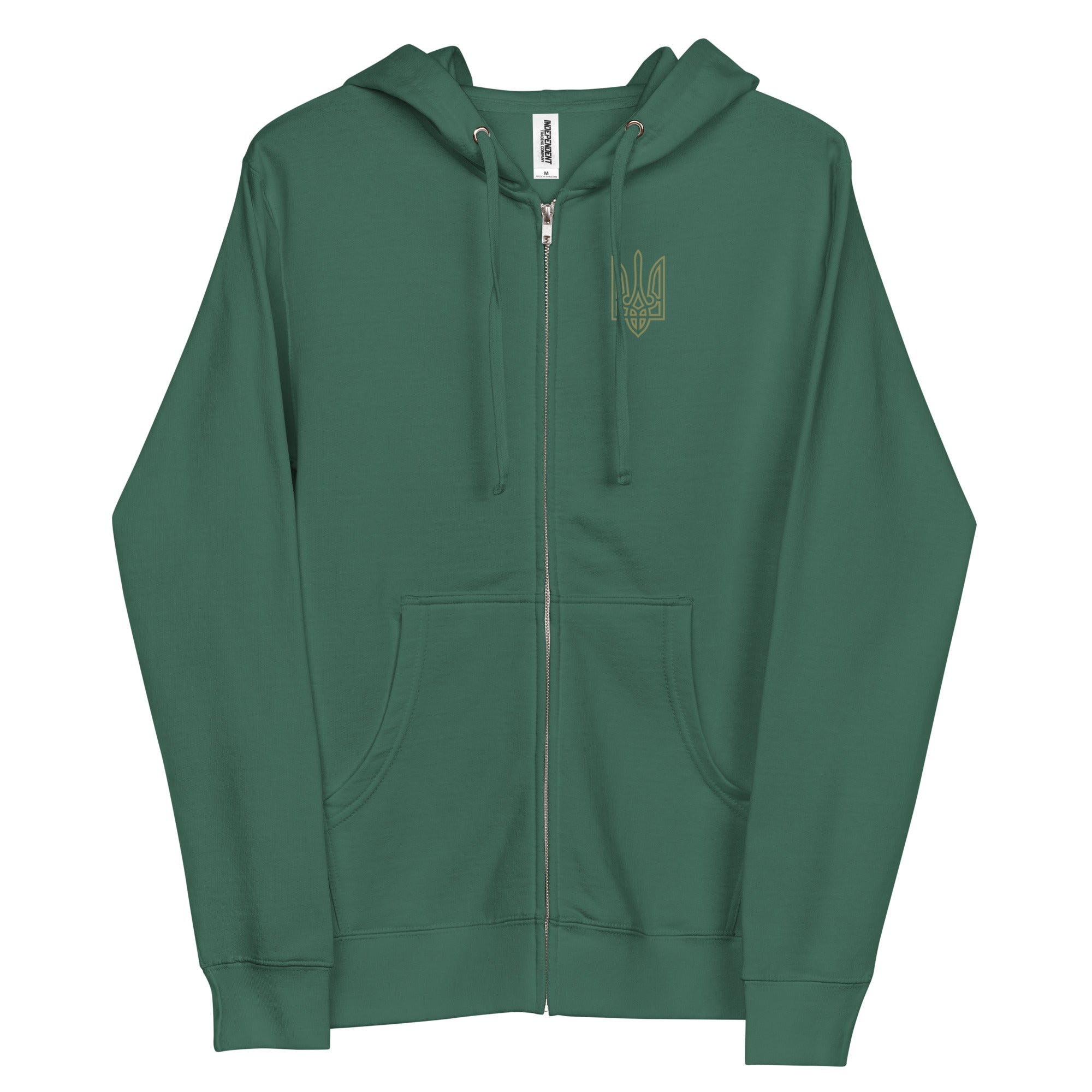 Tryzub x HIMARS - Peace Through Superior Firepower - Adult Zip Up Hoodie - Saint Javelin