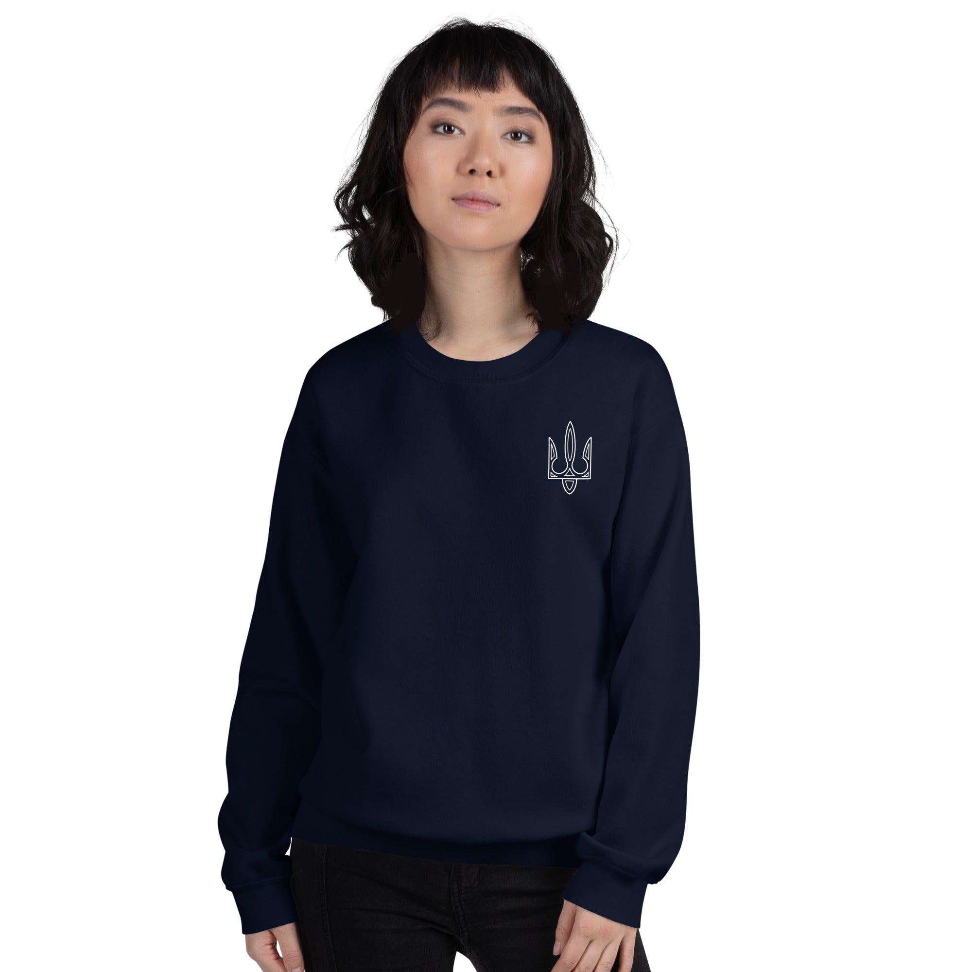 Tryzub x Ukraine or Death - Adult Crewneck Sweatshirt