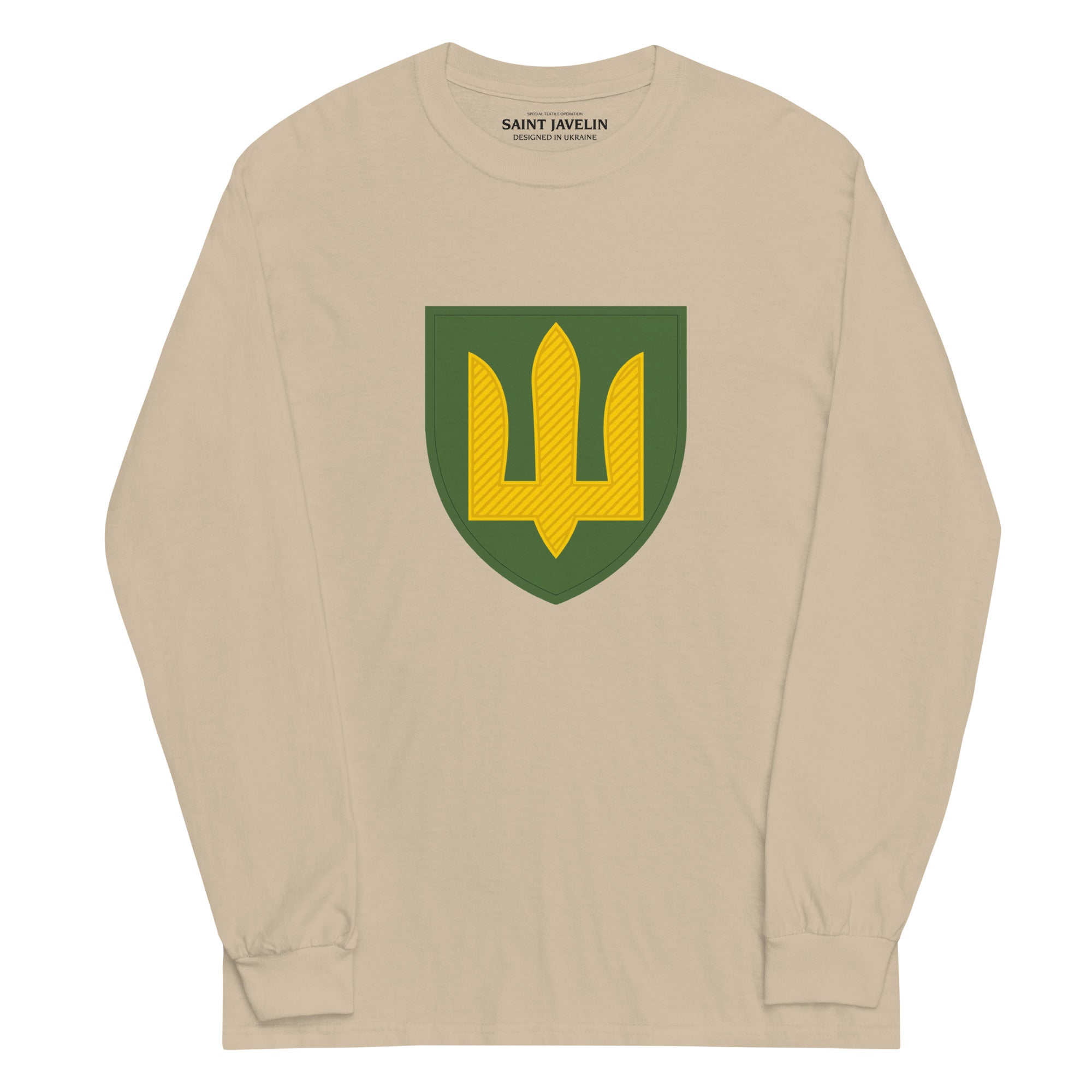 Ukrainian Armoured Forces Tryzub - Long Sleeve Shirt - Saint Javelin
