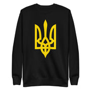 Yellow Tryzub - Adult Crewneck Sweatshirt