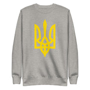 Yellow Tryzub - Adult Crewneck Sweatshirt