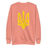 Yellow Tryzub - Adult Crewneck Sweatshirt