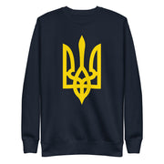 Yellow Tryzub - Adult Crewneck Sweatshirt