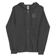 Tryzub x F-16 Falcon - Adult Zip Up Hoodie