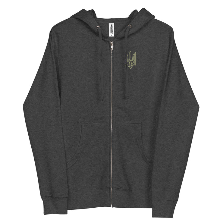 Tryzub x HIMARS - Peace Through Superior Firepower - Adult Zip Up Hoodie