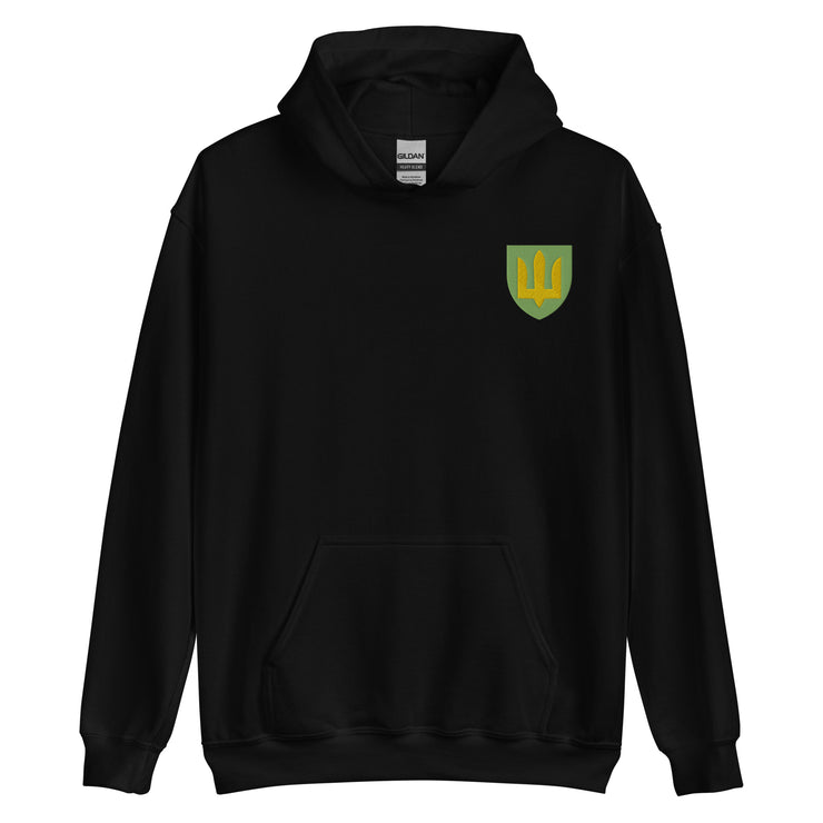 Ukrainian Army Tryzub - Embroidered Adult Hoodie