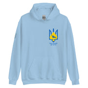 Ghost of Kyiv - Tryzub on Right Sleeve - Adult Hoodie