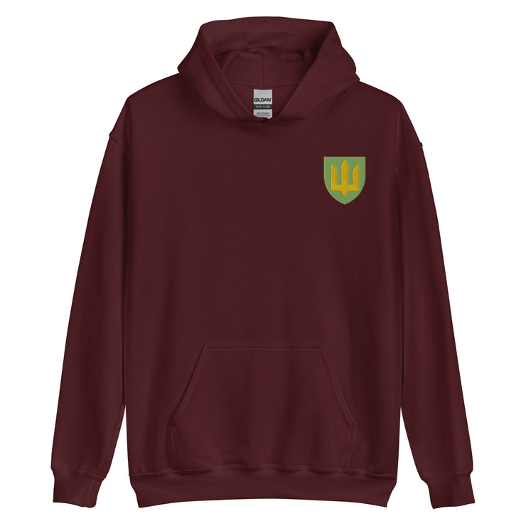 Ukrainian Army Tryzub - Embroidered Adult Hoodie
