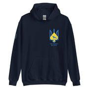 Ghost of Kyiv - Tryzub on Right Sleeve - Adult Hoodie