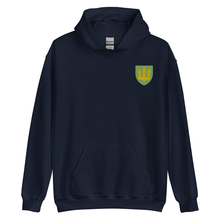 Ukrainian Army Tryzub - Embroidered Adult Hoodie