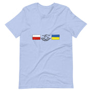 Polish + Ukrainian Handshake - Adult TShirt