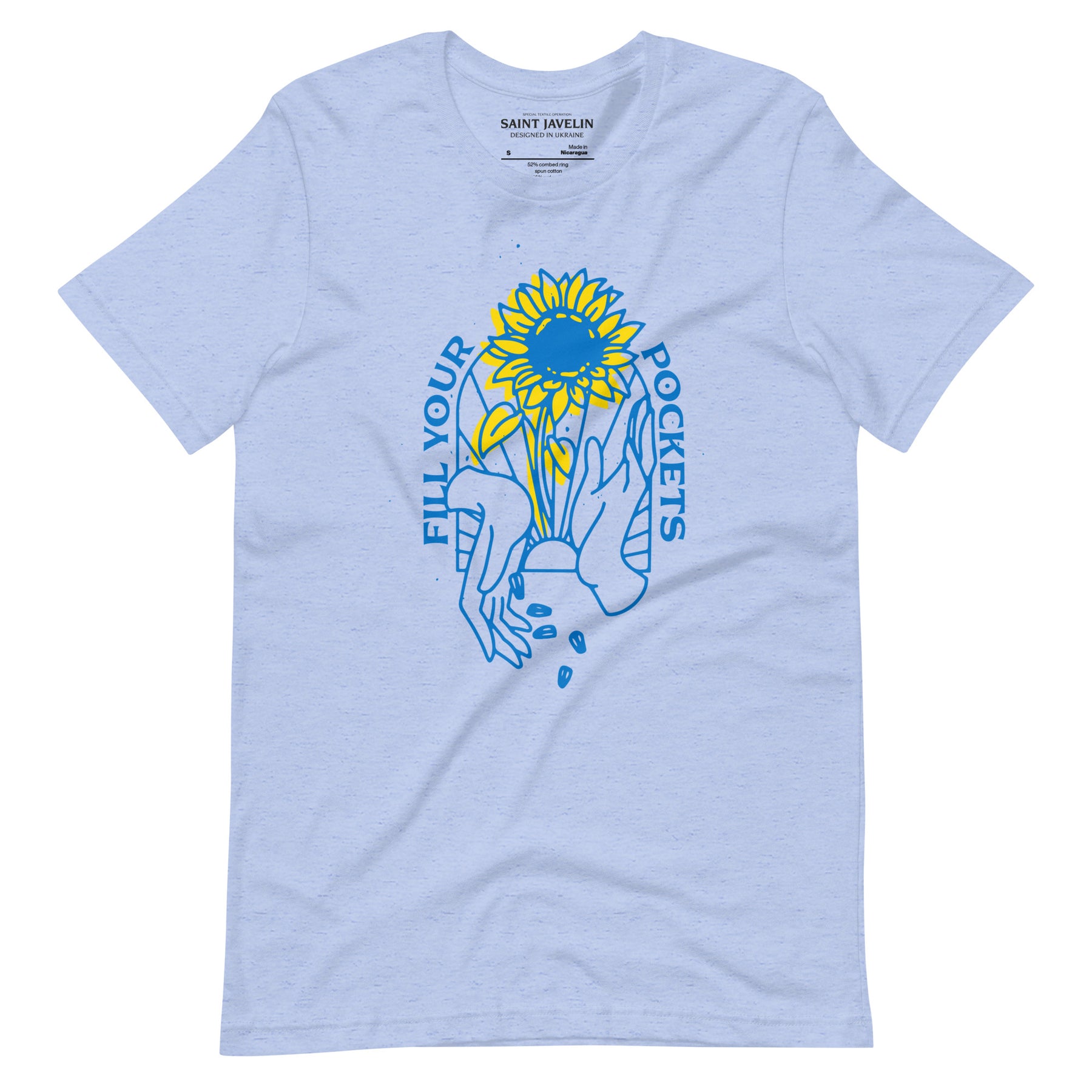 Fill Your Pockets - EN Sunflowers Adult TShirt – Saint Javelin