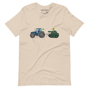 A Ukrainian Farmer Finds a Russian Tank x Slava Ukraini - Adult TShirt