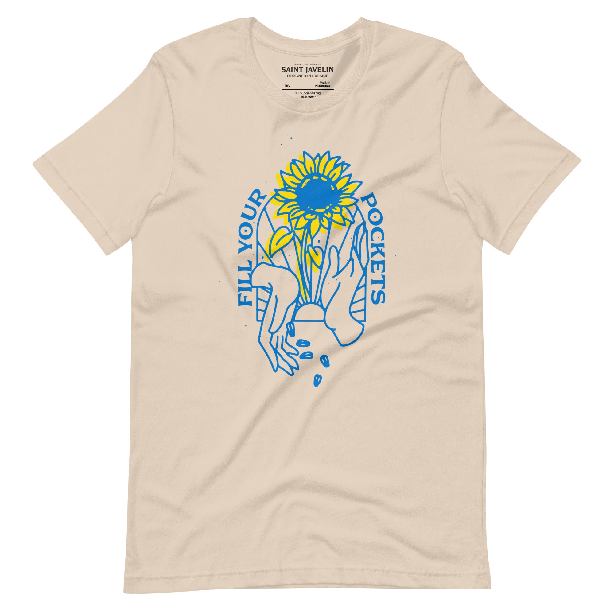 Fill Your Pockets - EN Sunflowers Adult TShirt