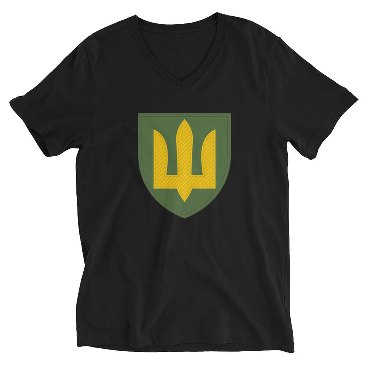 Ukrainian Armoured Forces Tryzub - Adult VNeck TShirt