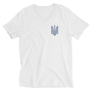 Saint Javelin and Tryzub - Adult VNeck TShirt