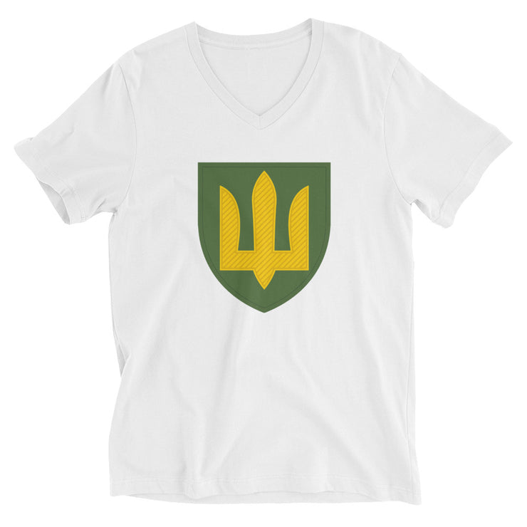 Ukrainian Armoured Forces Tryzub - Adult VNeck TShirt