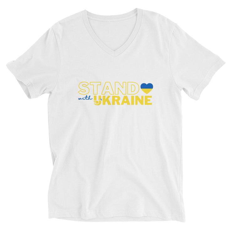 Stand With Ukraine - Adult VNeck TShirt