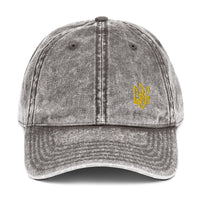 Freedom Tryzub x Slava Ukraini - Vintage Baseball Hat