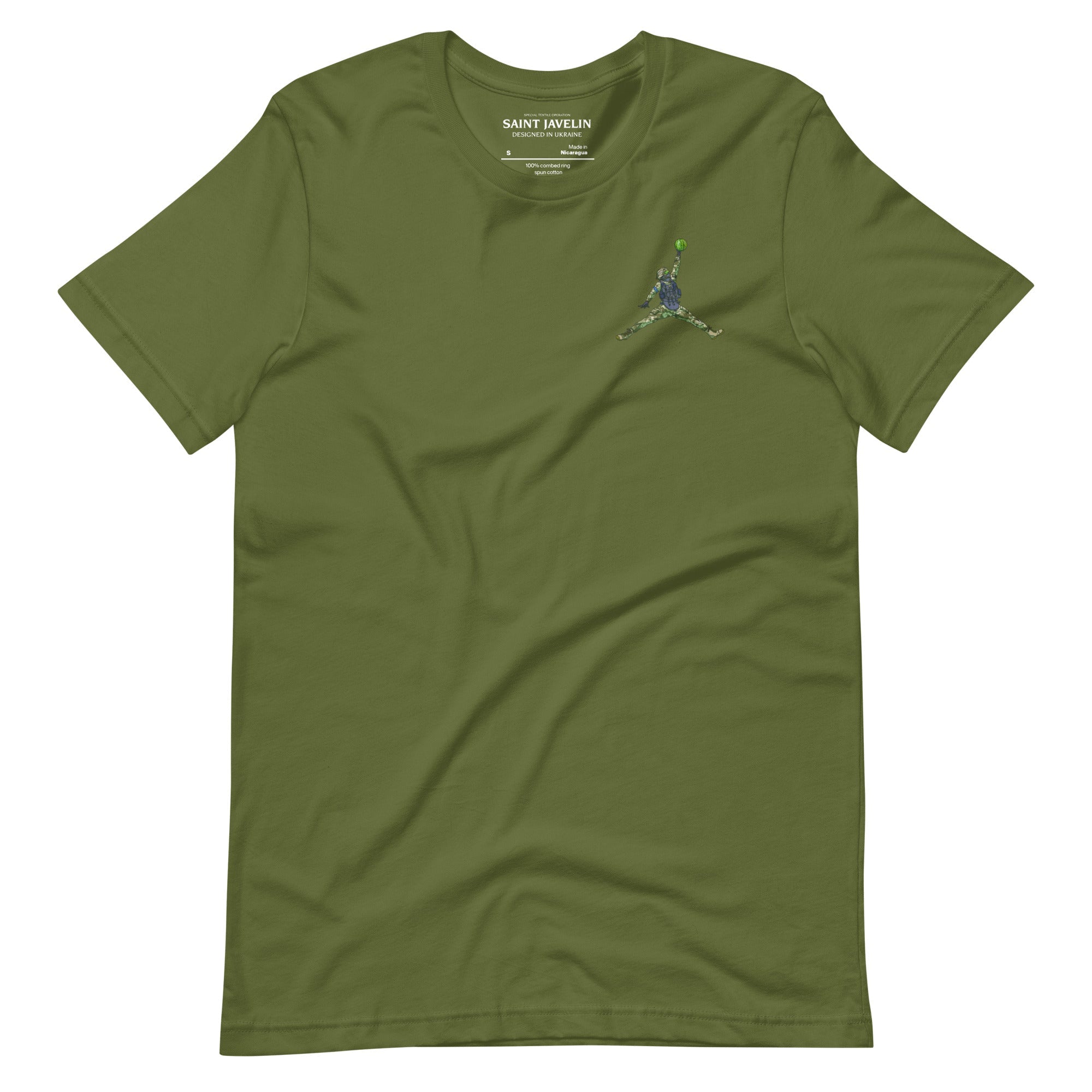 Watermelon Warrior - Small Logo Adult TShirt - Saint Javelin
