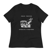 Peace Through Superior Firepower - Adult Women's TShirt