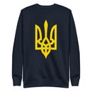 Yellow Tryzub - Adult Crewneck Sweatshirt - Saint Javelin