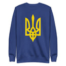 Yellow Tryzub - Adult Crewneck Sweatshirt - Saint Javelin