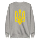 Yellow Tryzub - Adult Crewneck Sweatshirt - Saint Javelin