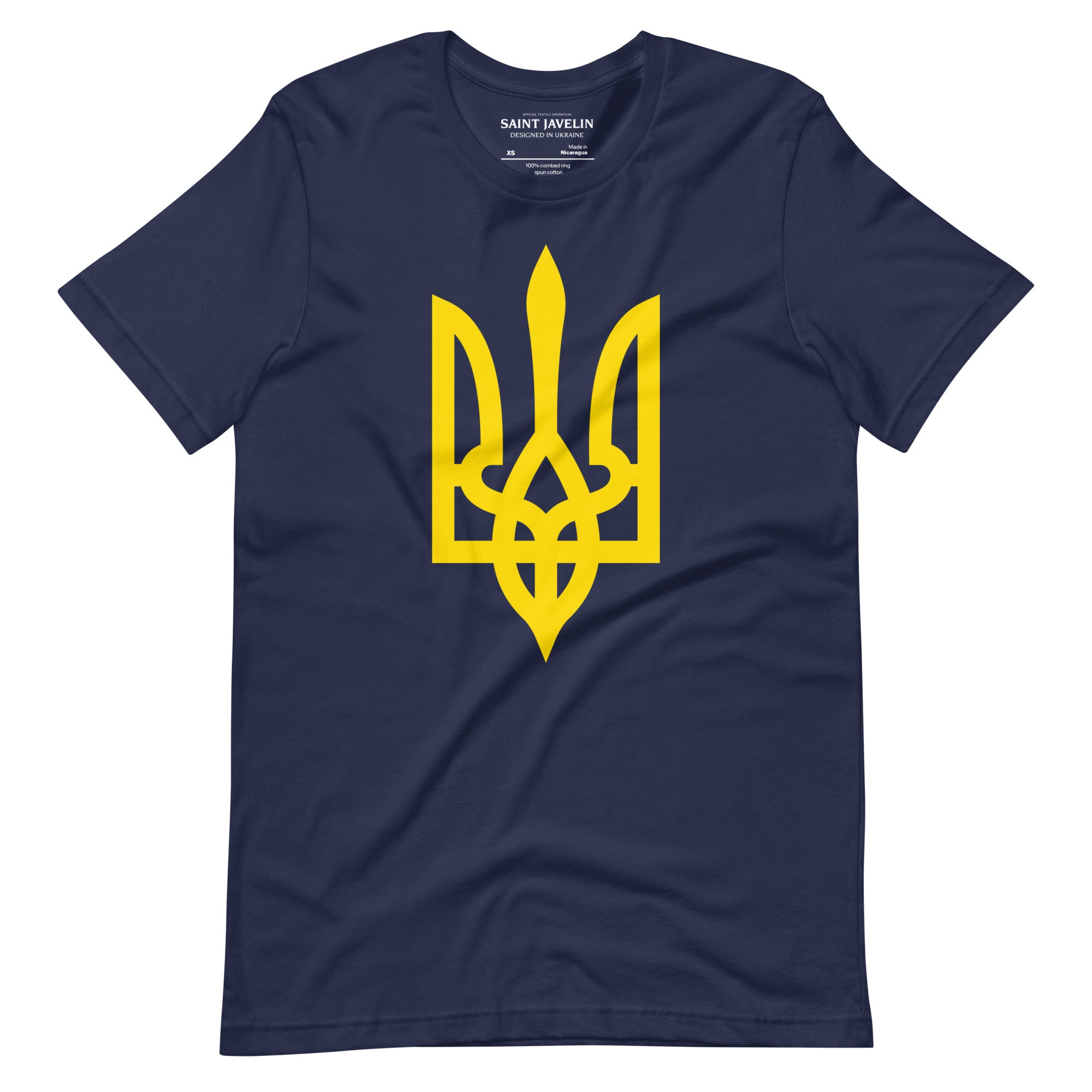 Yellow Tryzub - Adult TShirt - Saint Javelin