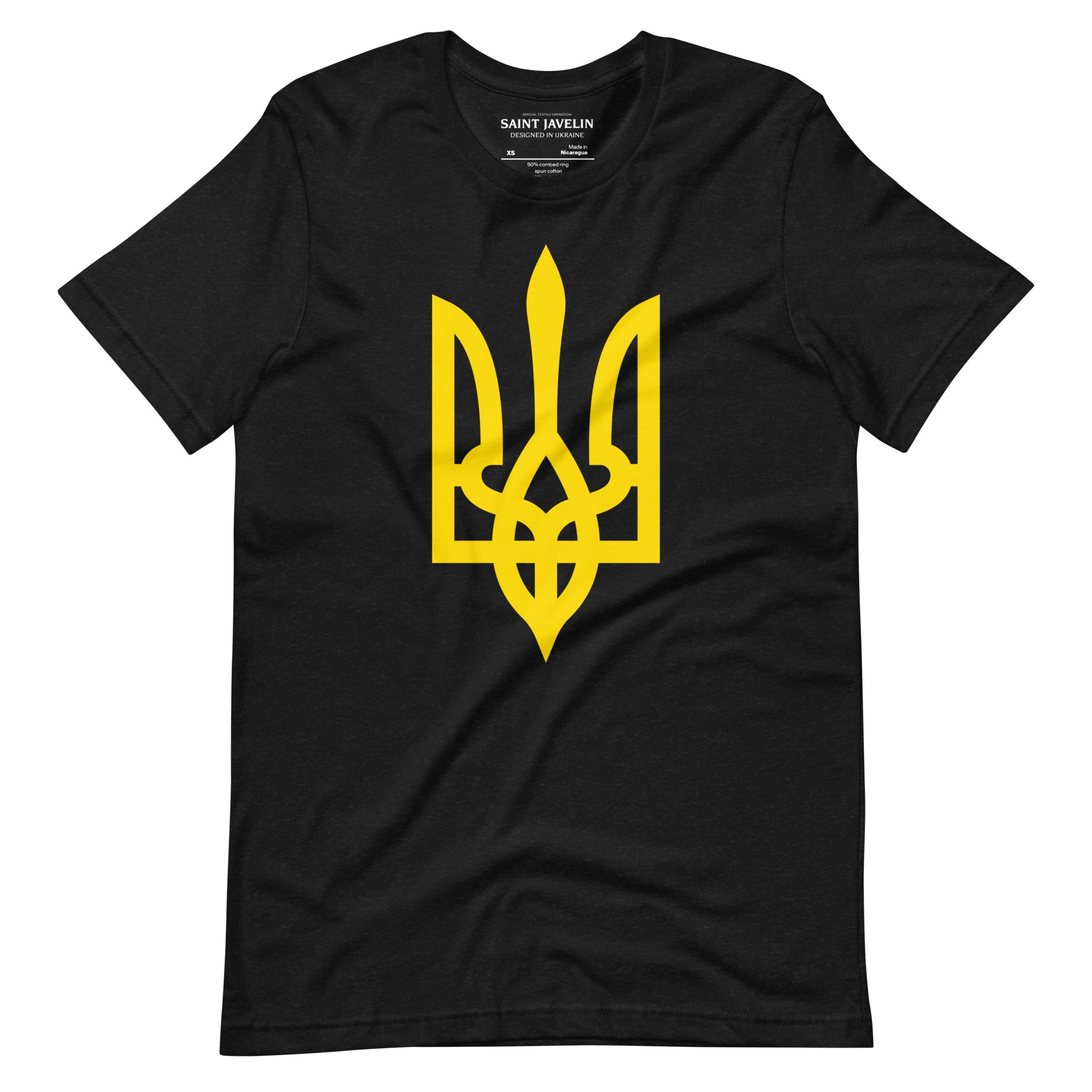Yellow Tryzub - Adult TShirt - Saint Javelin