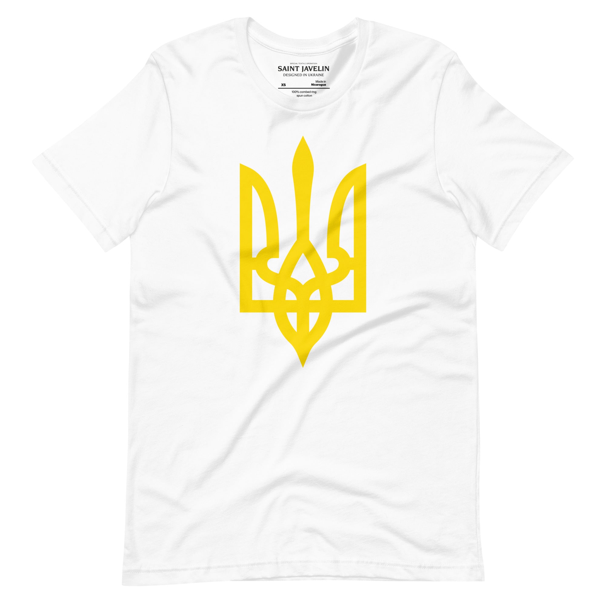 Yellow Tryzub - Adult TShirt - Saint Javelin