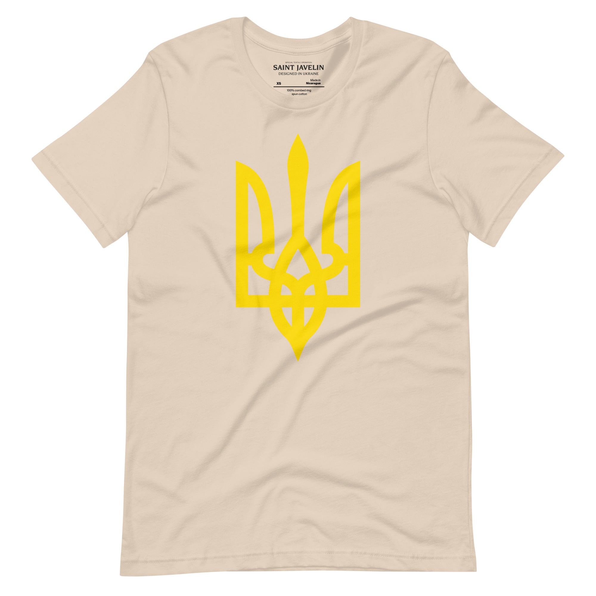 Yellow Tryzub - Adult TShirt - Saint Javelin